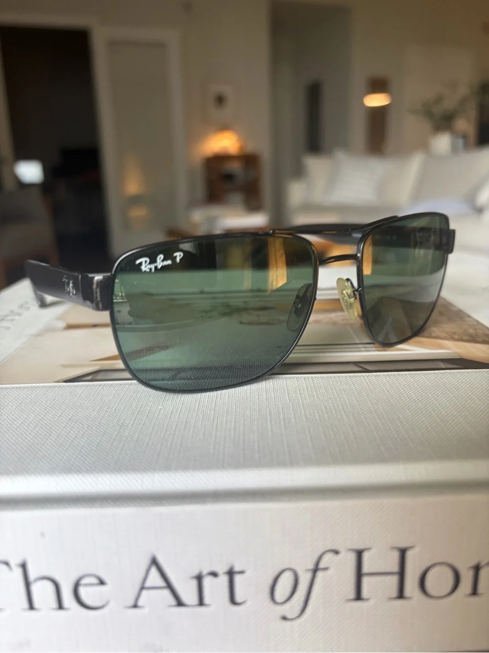 Ray-Ban RB3530 002/9A Men’s Black Polarized Green Sunglasses 58mm Italy